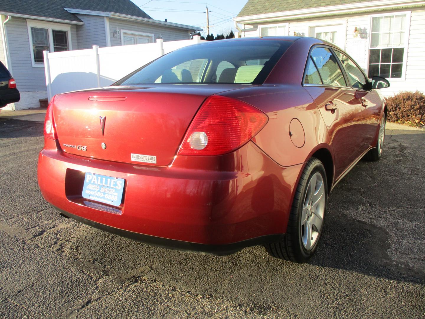 2009 RED Pontiac G6 (1G2ZG57B094) with an 2.4L L4 DOHC 16V engine, AUTOMATIC transmission, located at 540a Delsea Drive, Sewell, NJ, 08080, (856) 589-6888, 39.752560, -75.111206 - Photo#6